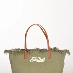 Mc2 Saint Barth Borsa City Bag Verde/marrone Donna