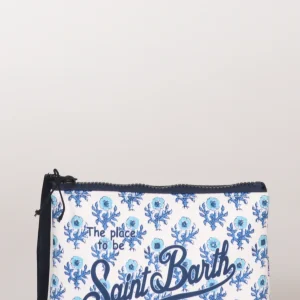 Mc2 Saint Barth Pochette Aline Bianco/azzurro/blu Donna