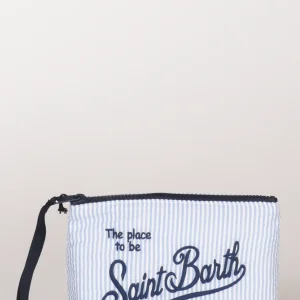 Mc2 Saint Barth Pochette Aline Azzurro Donna