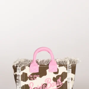 Mc2 Saint Barth Borsa Vanity Mini Marrone/rosa Donna