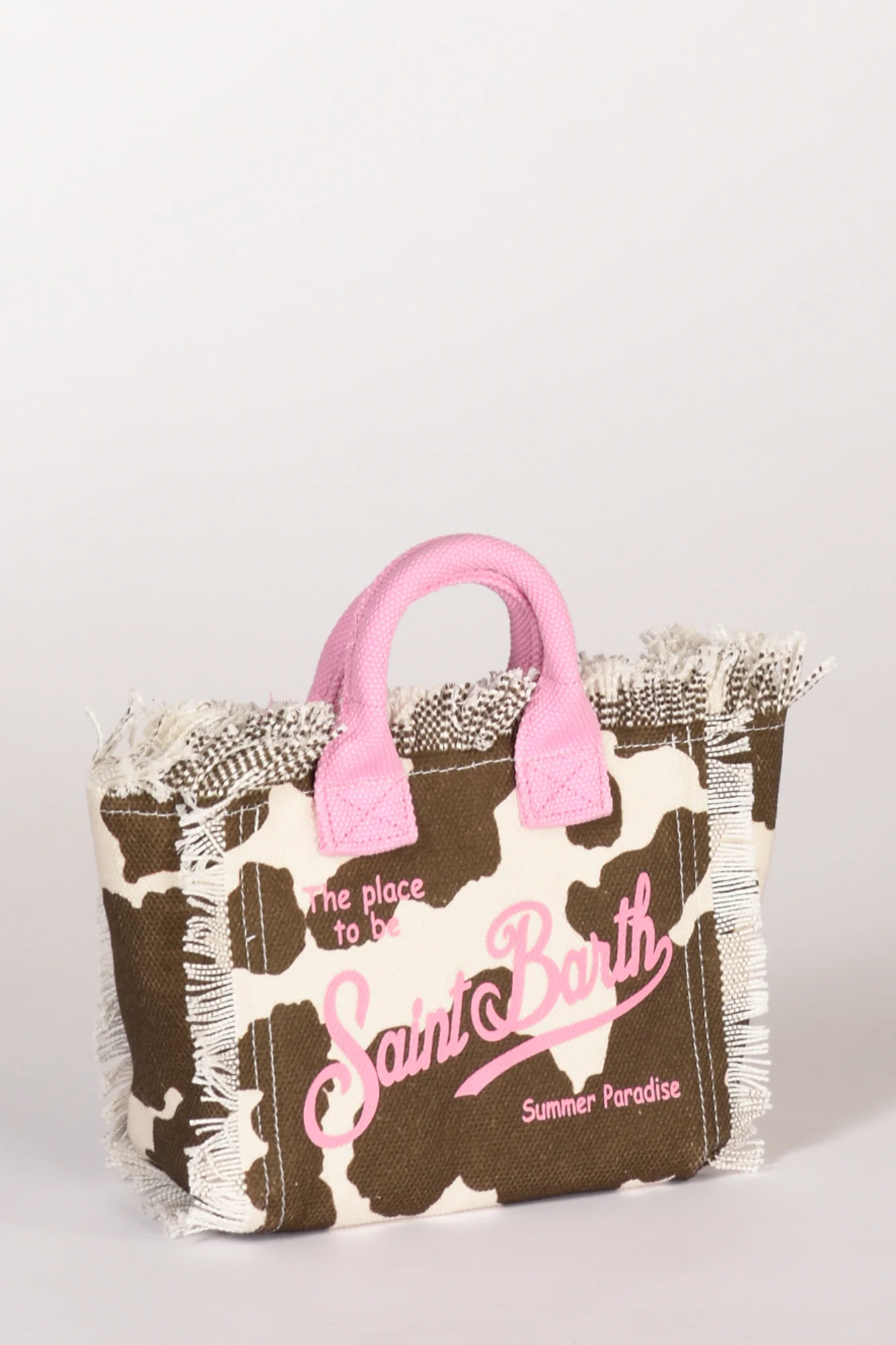 Mc2 Saint Barth Borsa Vanity Mini Marrone/rosa Donna - immagine 3