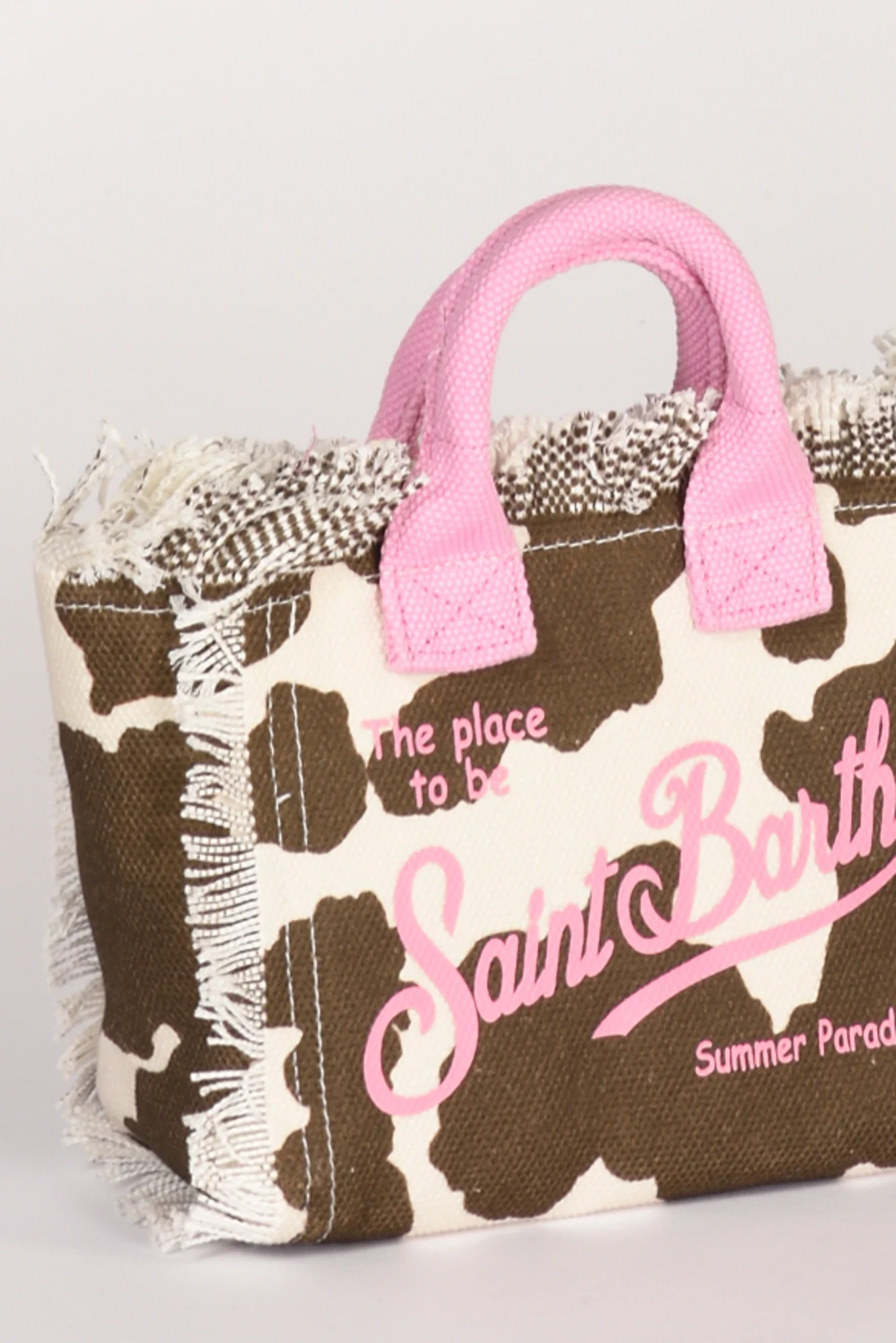 Mc2 Saint Barth Borsa Vanity Mini Marrone/rosa Donna - immagine 4