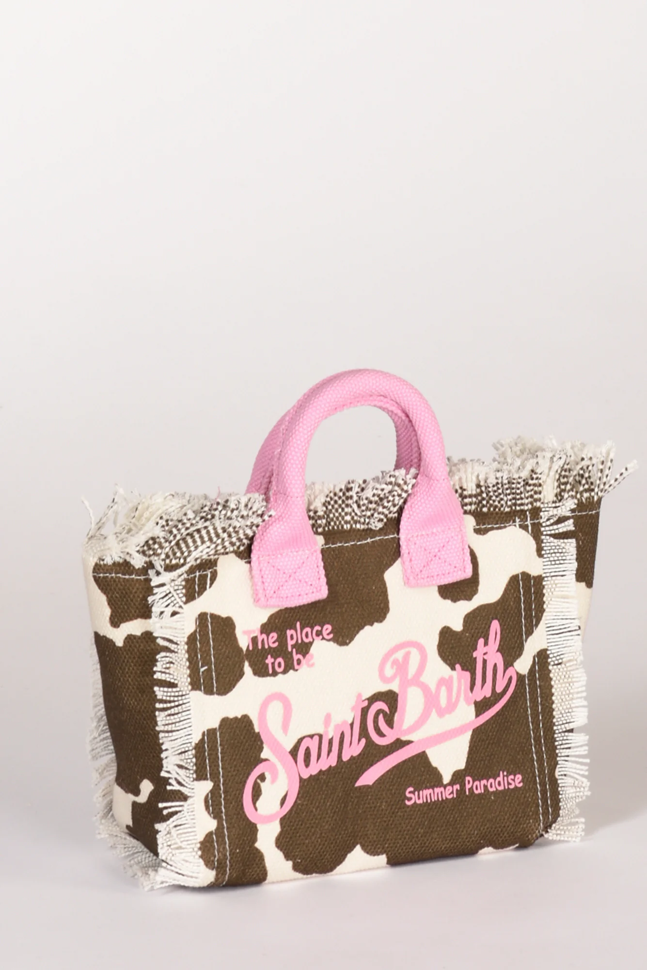 Mc2 Saint Barth Borsa Vanity Mini Marrone/rosa Donna - immagine 5