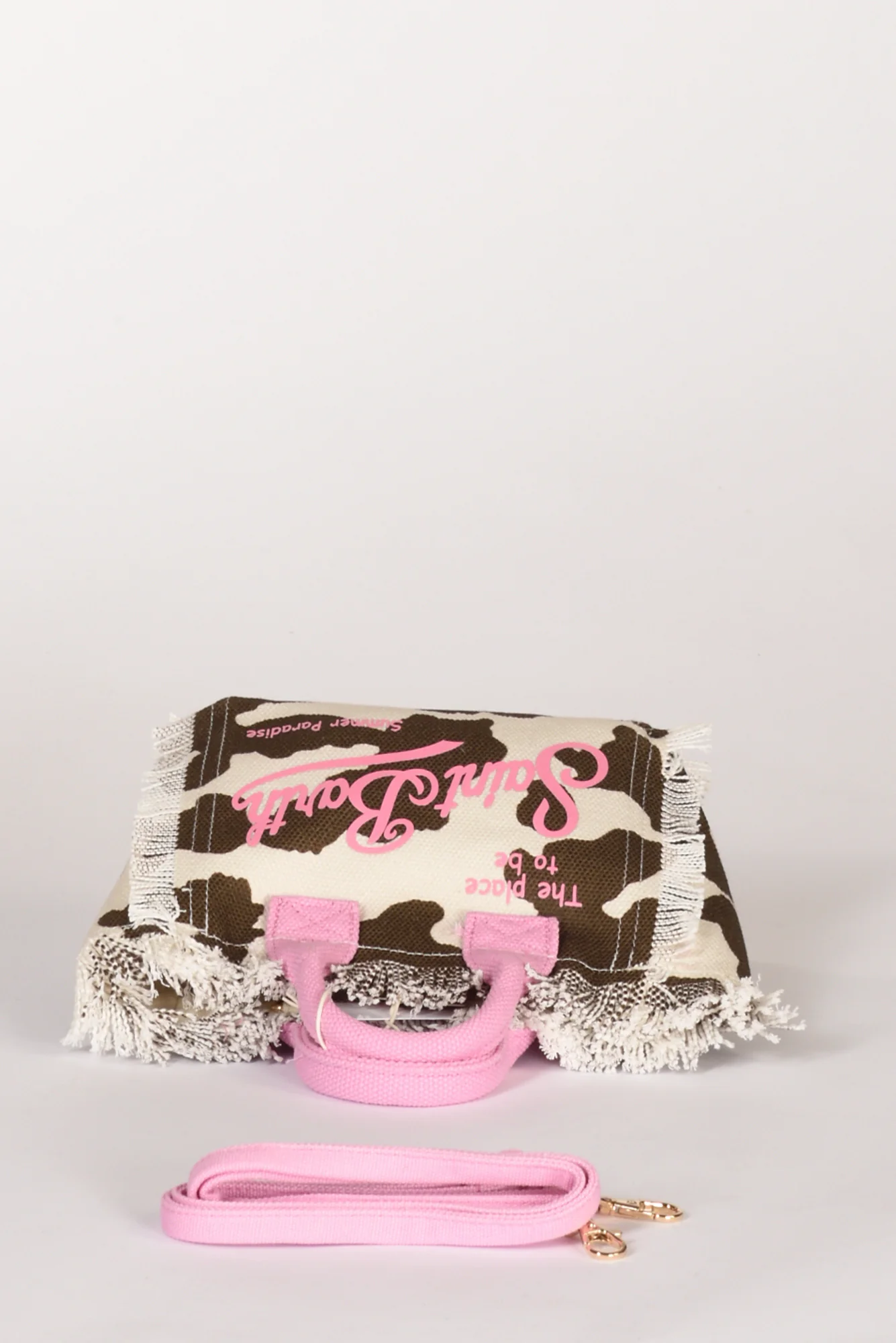 Mc2 Saint Barth Borsa Vanity Mini Marrone/rosa Donna - immagine 7