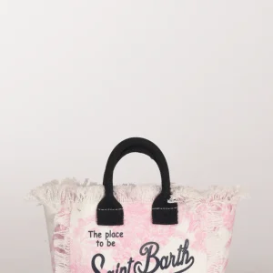 Mc2 Saint Barth Borsa Vanity Mini Bianco/rosa Donna