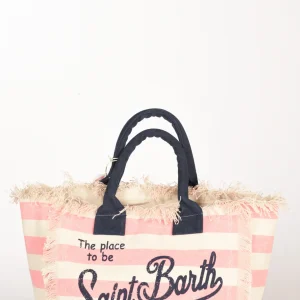 Mc2 Saint Barth Borsa Vanity Rosa/bianco Donna