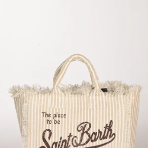Mc2 Saint Barth Borsa Vanity Beige/marrone Donna