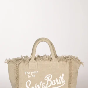 Mc2 Saint Barth Borsa Vanity Beige/bianco Donna