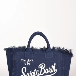 Mc2 Saint Barth Borsa Vanity Blu Donna