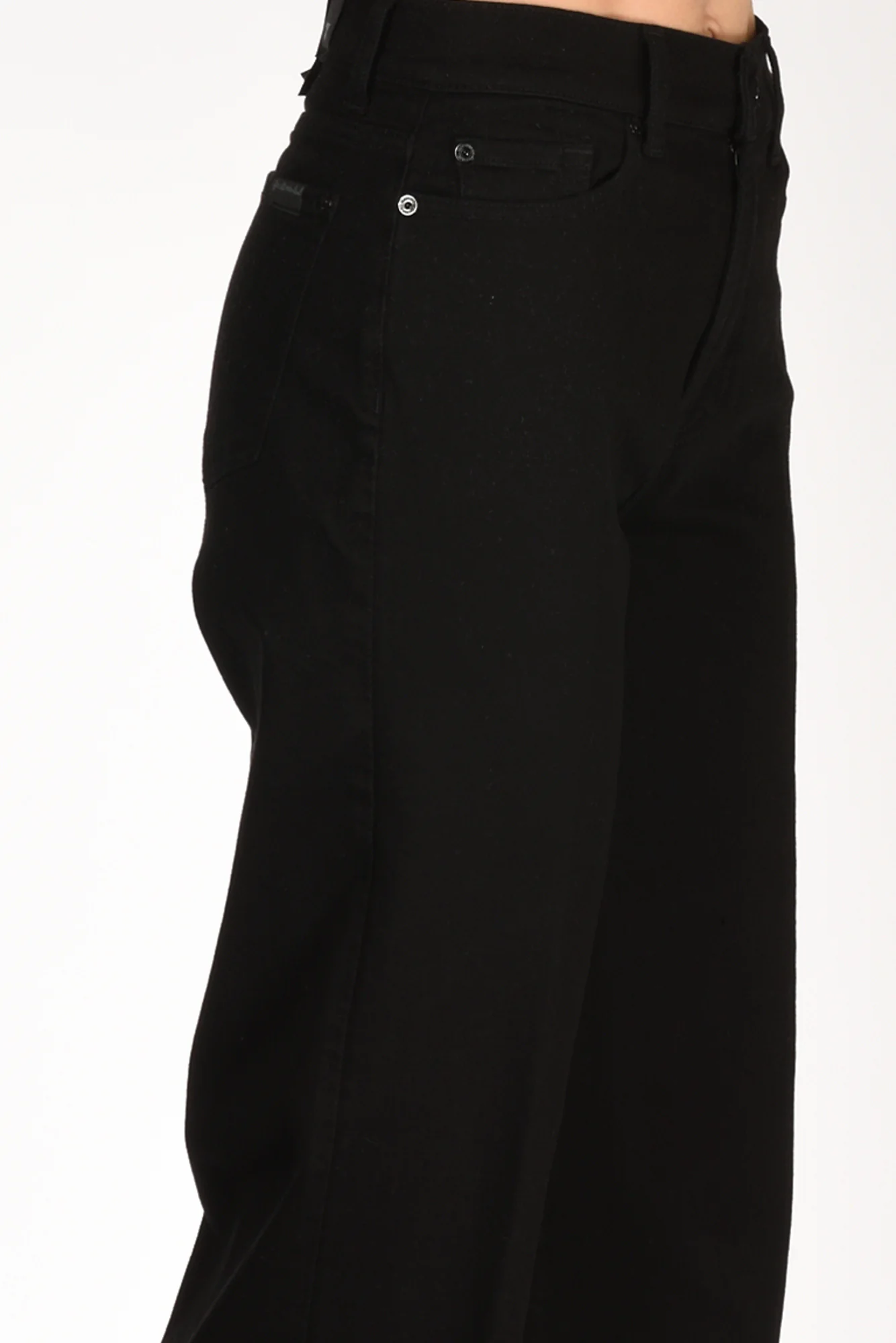 7 For All Mankind Jeans Lotta Nero Donna - immagine 6
