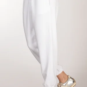 Polo Ralph Lauren Pantaloni Felpa Bianco Donna