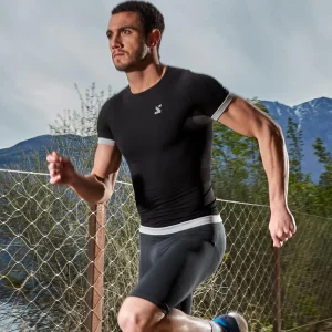 Maglia posturale a manica corta traspirante uomo