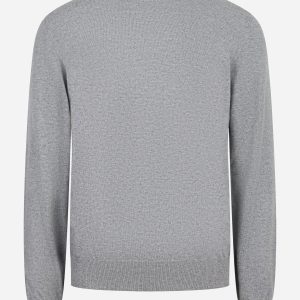 Lupetto in cashmere grigio