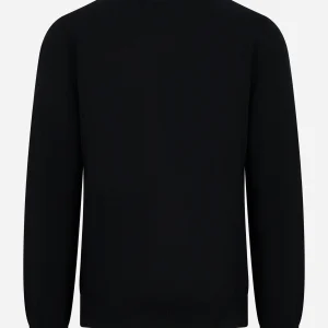 Lupetto in cashmere nero