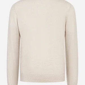Lupetto in cashmere beige