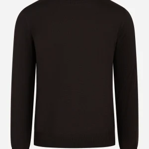 Lupetto in lana merinos finezza 12 marrone