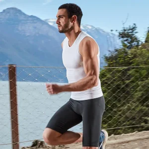 Canotta posturale traspirante in materiale termo rinfrescante uomo