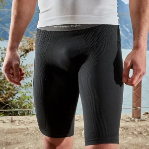 Pantalone corto da ciclista traspirante uomo