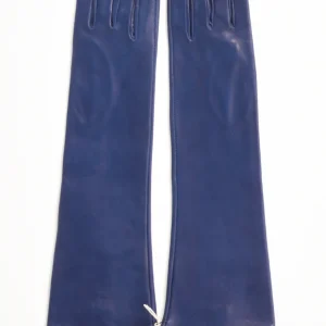 Alpo Guanti In Nappa Bluette Donna