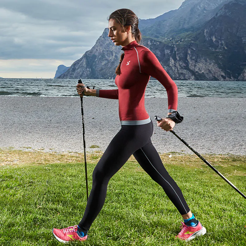 Maglia tecnica da sci in Lana Merino donna - immagine 2