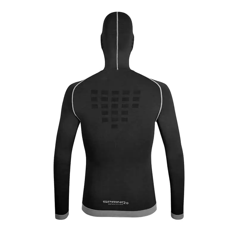 Maglia termica da sci in Lana Merino con passamontagna integrato uomo - immagine 4