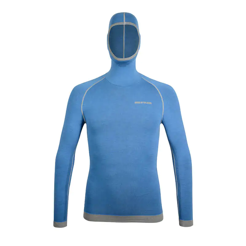 Maglia termica da sci in Lana Merino con passamontagna integrato uomo - immagine 7