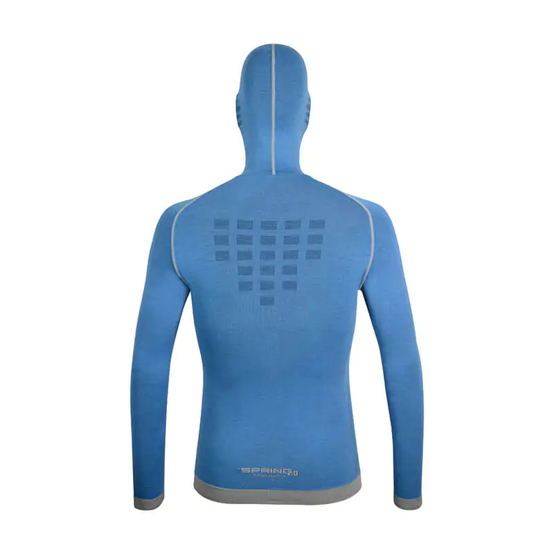 Maglia termica da sci in Lana Merino con passamontagna integrato uomo - immagine 8