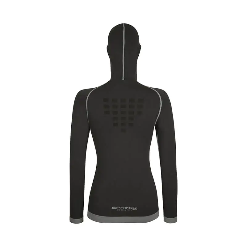 Maglia tecnica con passamontagna in Lana Merino donna - immagine 4