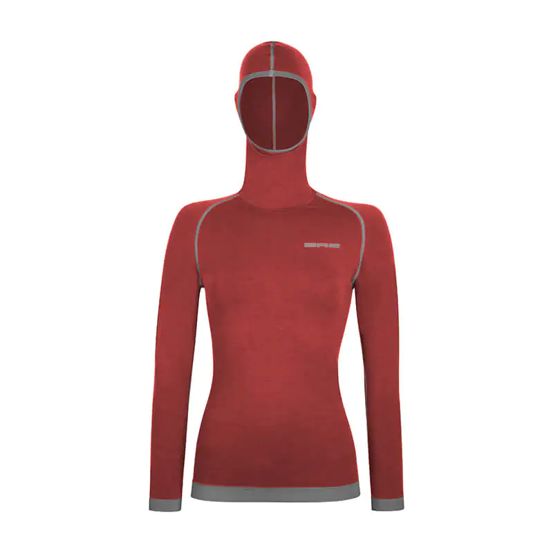 Maglia tecnica con passamontagna in Lana Merino donna - immagine 5