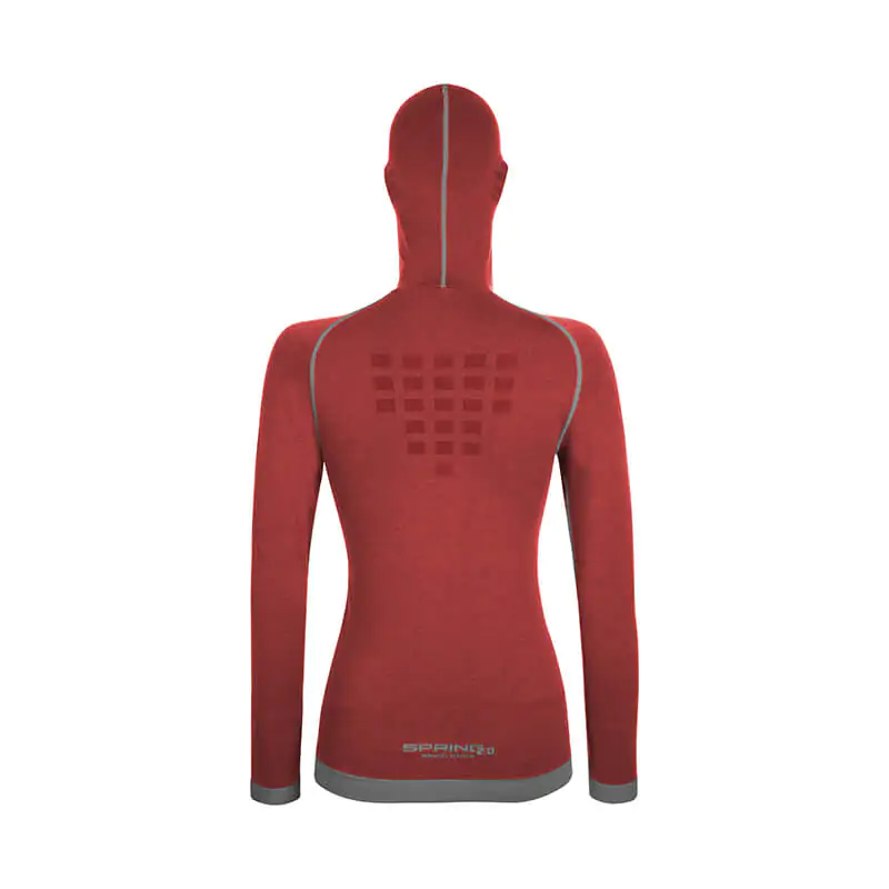 Maglia tecnica con passamontagna in Lana Merino donna - immagine 6