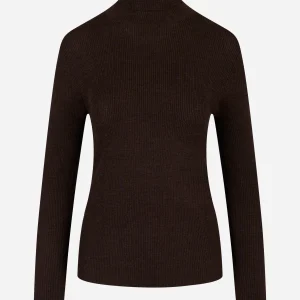 Dolcevita Eka in lana merinos Marrone