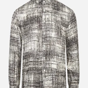 Camicia in viscosa stampata