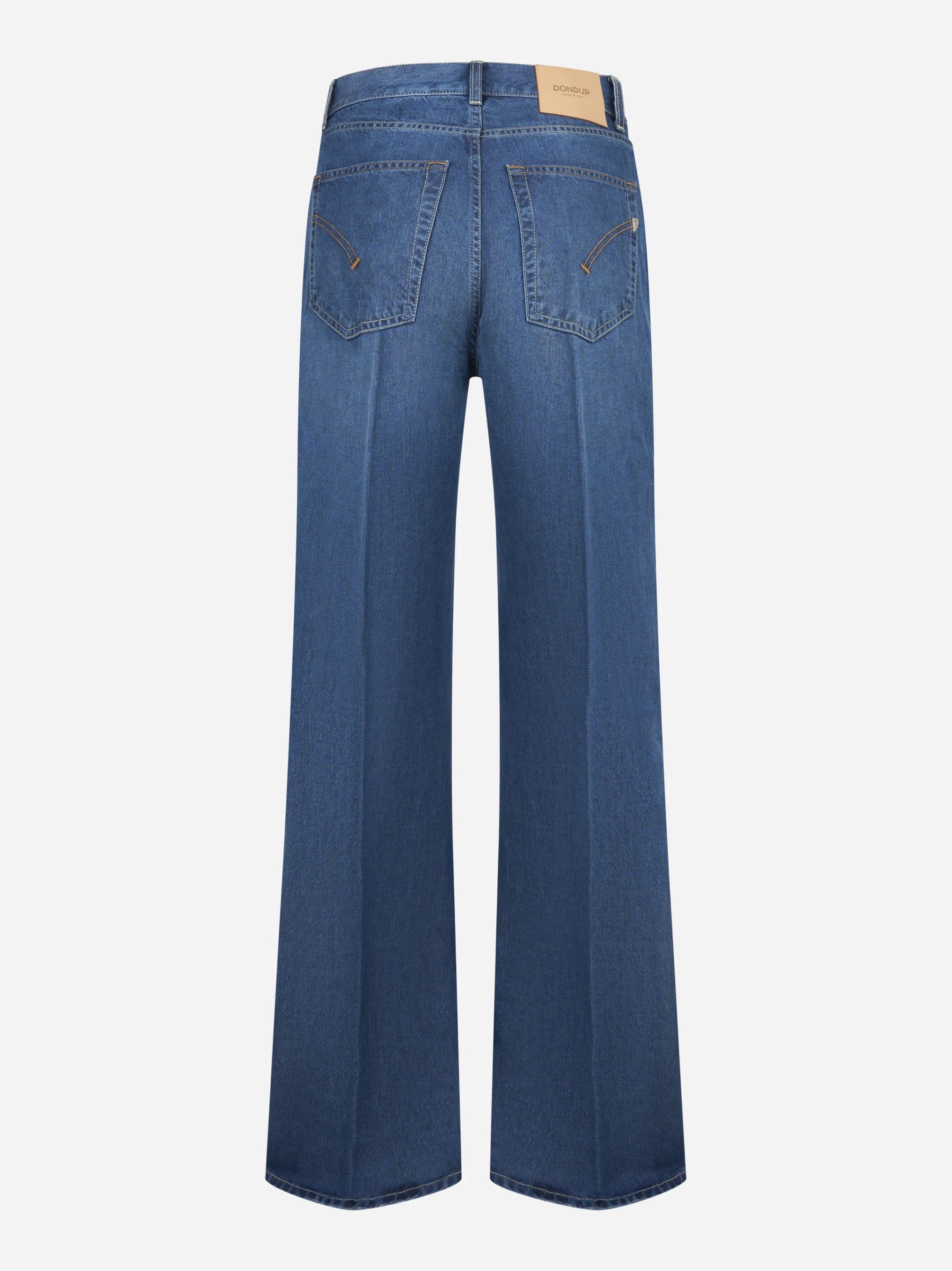Jeans Amber wide leg in lyocell - immagine 3