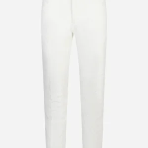 Jeans carrot fit Brighton in denim stretch bianco