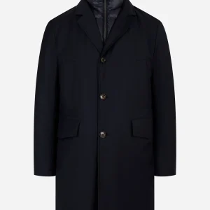 Cappotto tecnico con pettorina staccabile Blu