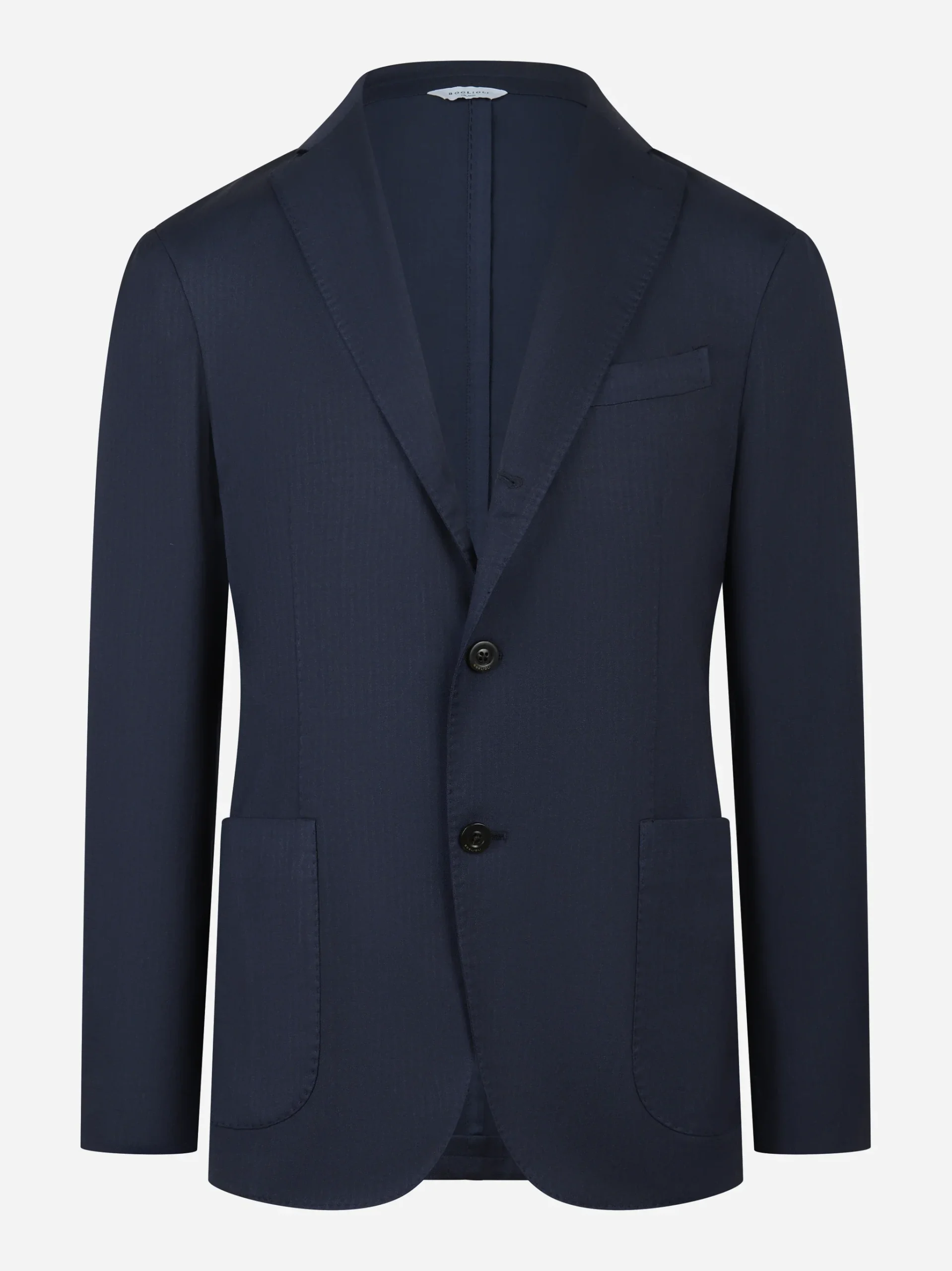 Blazer monopetto in lana e seta - immagine 2