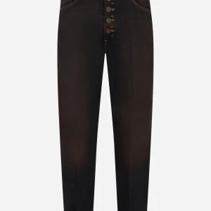 Jeans Koons loose fit in denim sovrattinto Blu