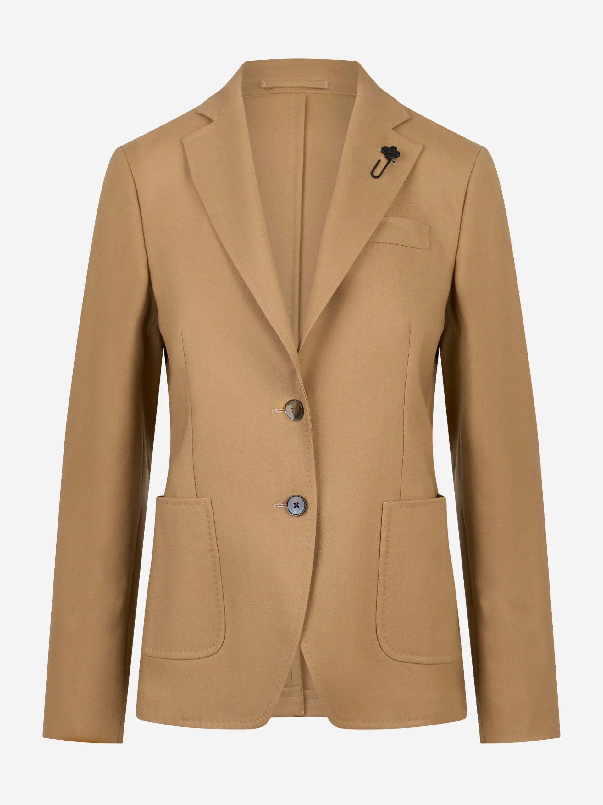 Blazer monopetto in lana stretch