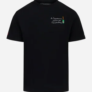 T-shirt Arnott A Capodanno siamo dai Furstenberg Nera