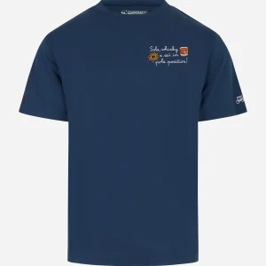 T-shirt Arnott Sole Whisky e Sei In Pole Position Blu