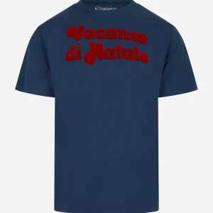 T-shirt Arnott Vacanze di Natale Blu