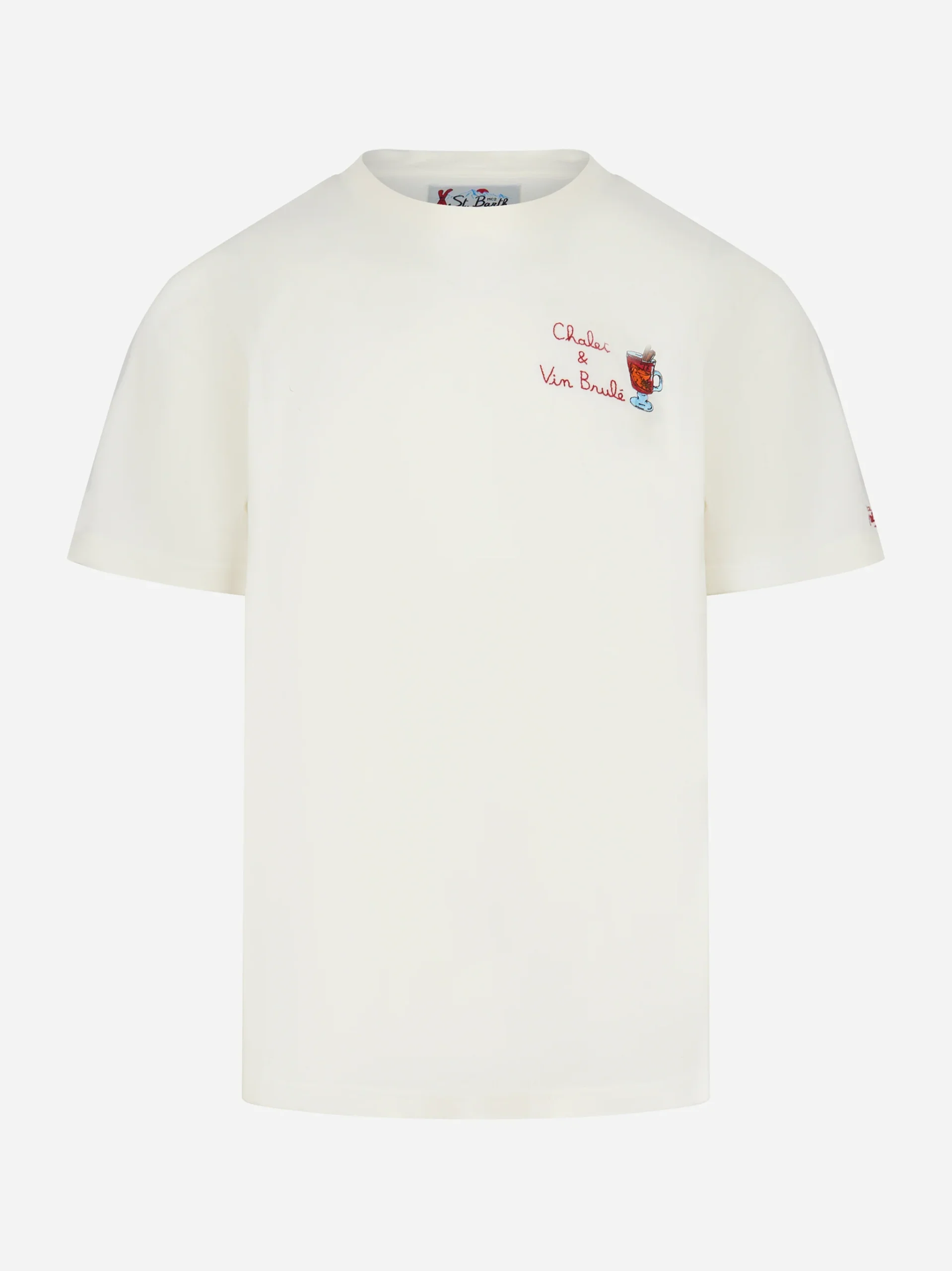 T-shirt Arnott Chalet e Vin Brulè Bianca