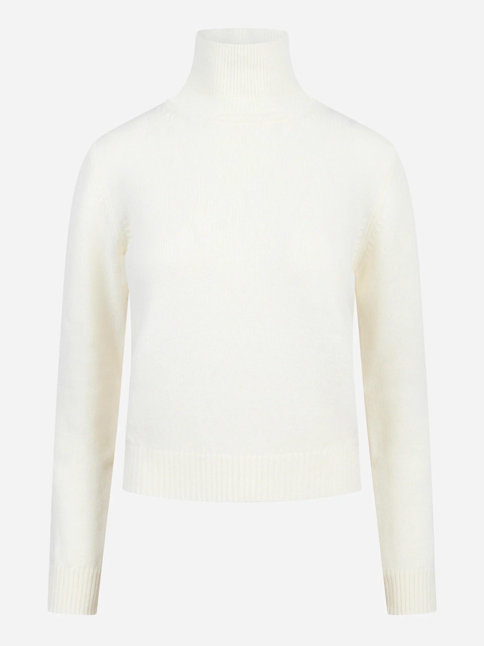 Dolcevita bianco in lana merinos - immagine 2