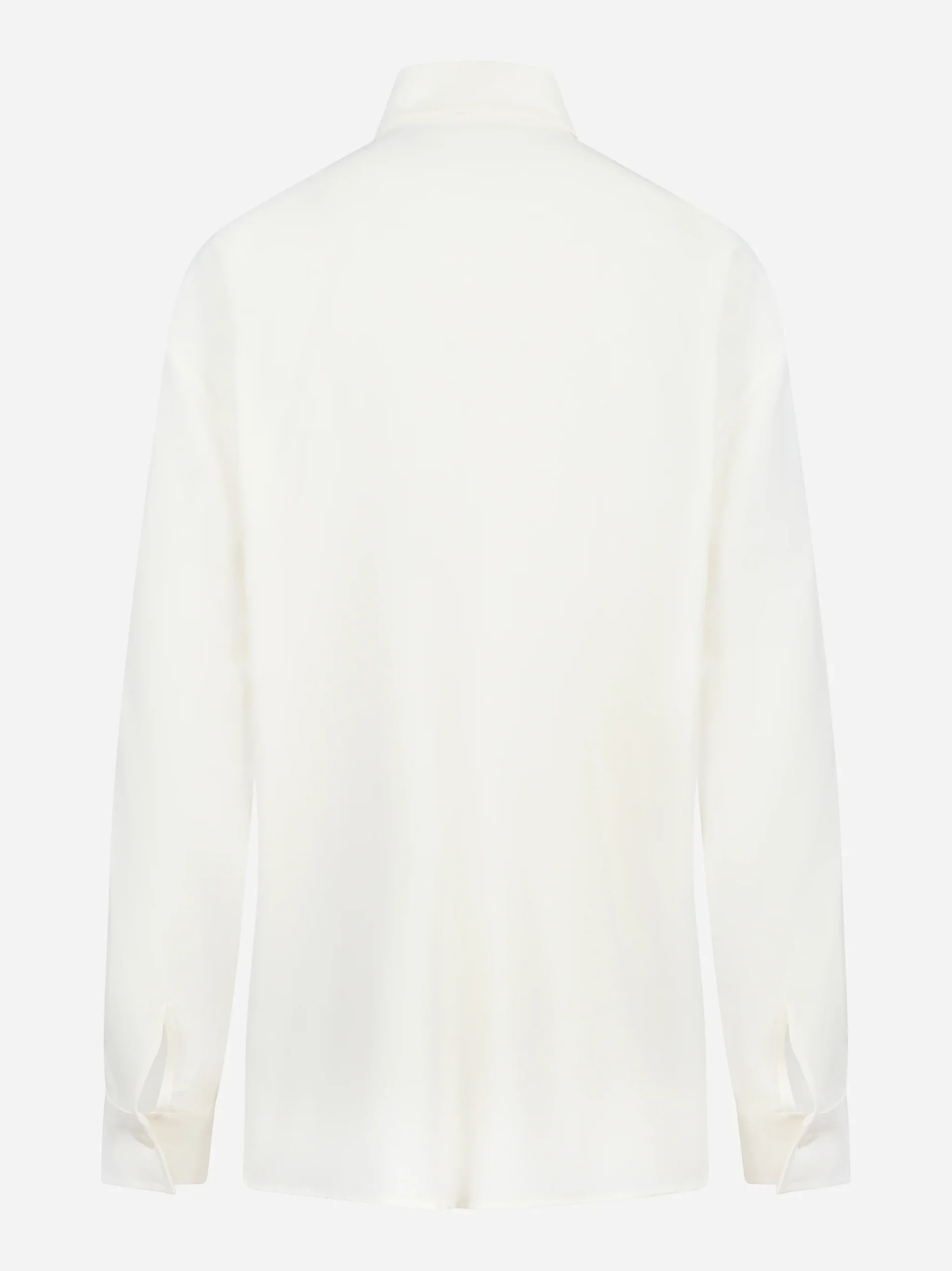 Camicia bianca in viscosa - immagine 3