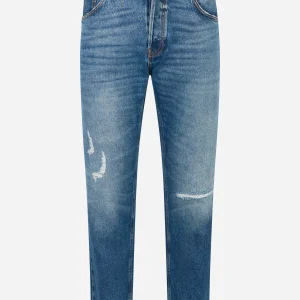 Jeans Carrot Fit Rebel con effetti used