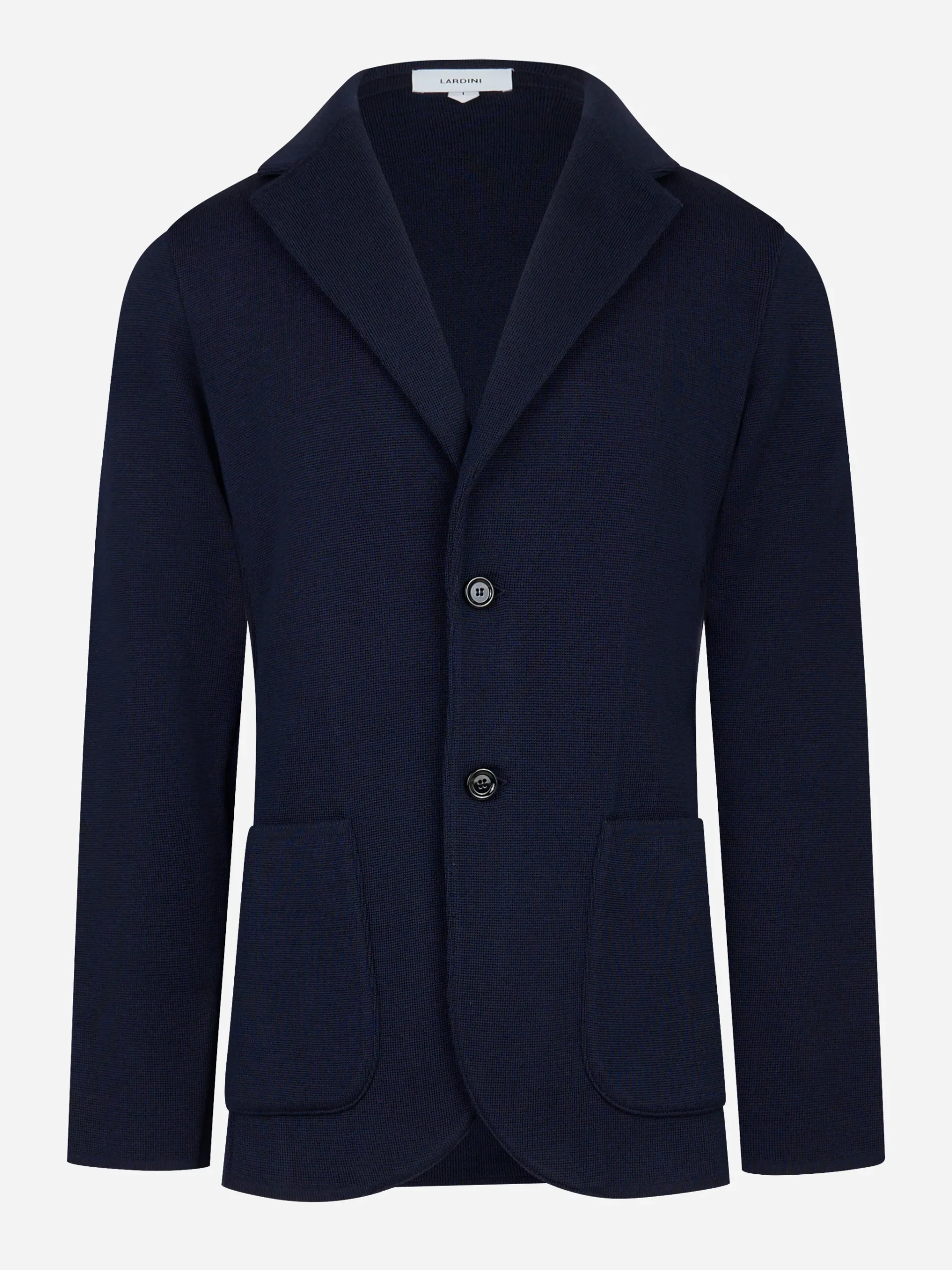 Blazer in maglia blu