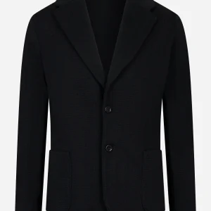 Blazer in maglia nero