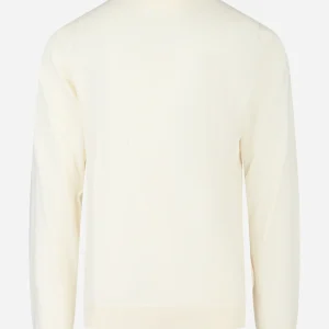 Lupetto in lana merinos finezza 16 bianco