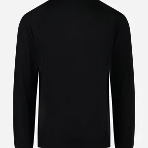 Lupetto in lana merinos finezza 16 nero