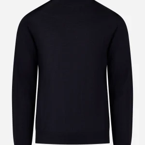 Lupetto in lana merinos finezza 16 blu